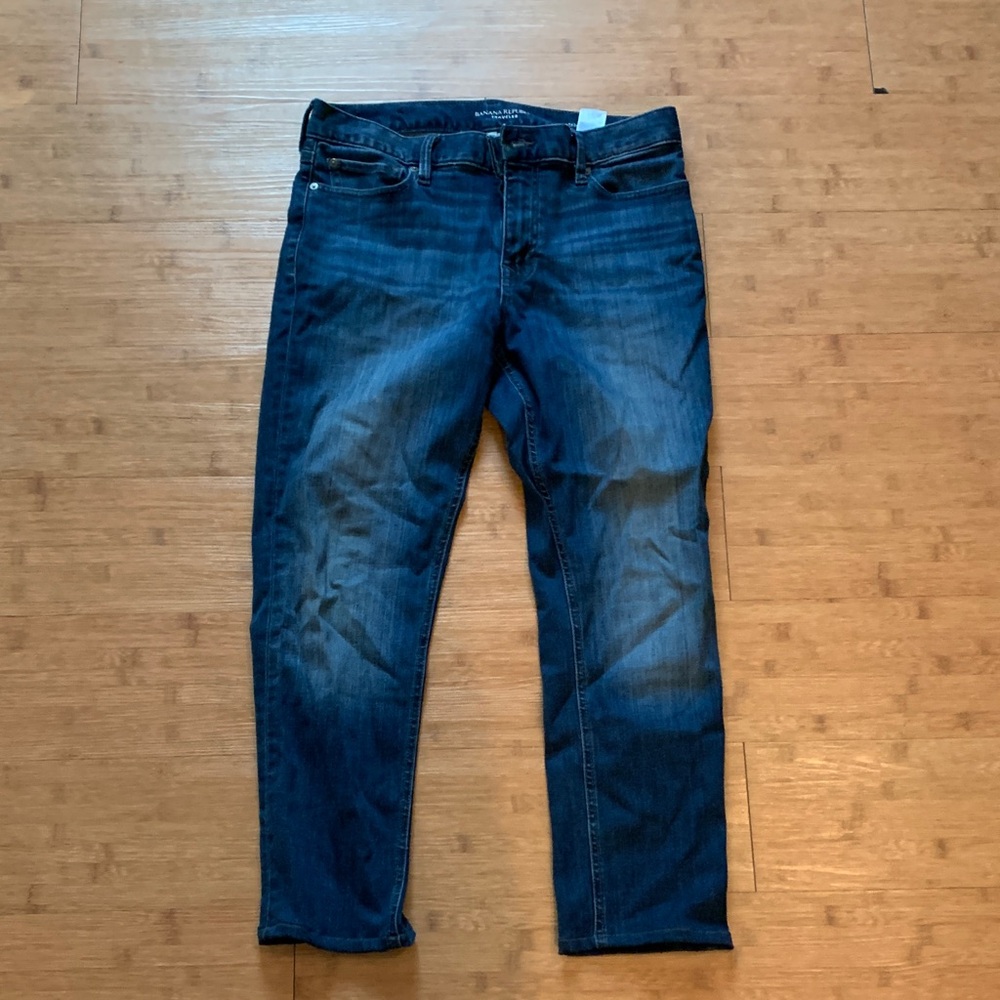 Banana Republic Men's Dark Blue Slim Jeans